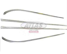 Frisos Porta Lateral Aluminio Chevette 83/93 Jogo