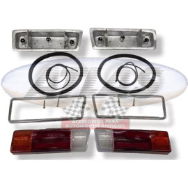 Par Lanterna Traseira Variant / Tl 72 Completa Carca�a Metal