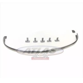 Friso Luz Placa Karmann Ghia Modelo Orig. C/grampos Fixa��o