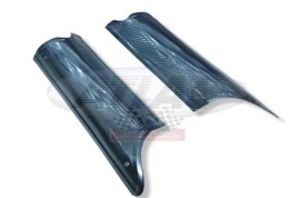 Par De Protetor Acabamento Bate P� De Coluna Inox Do Fusca